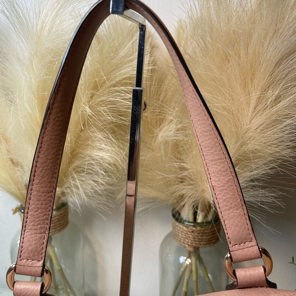 Gucci Pink Pebbled Leather Soho Tote Bag - Picture 9 of 16